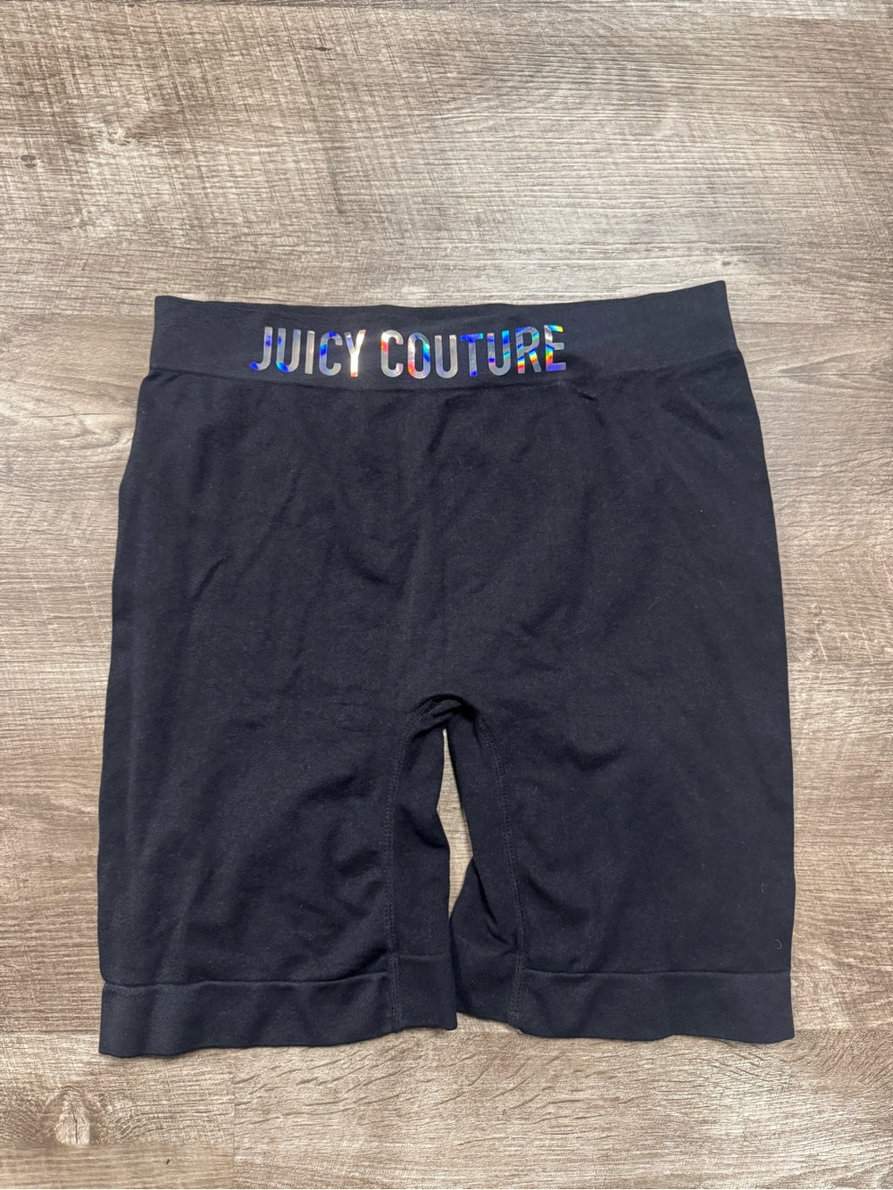 Juicy Couture Black Biker Shorts Size Large
